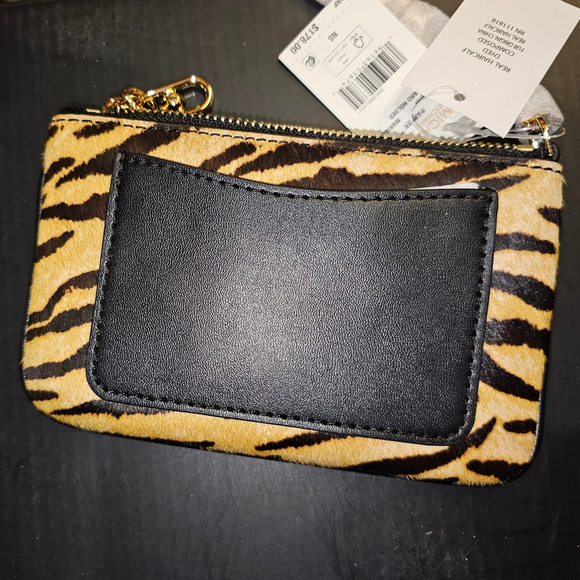 Michael Kors Parker Leather Card Case Wallet Key Chain NWT - Picture 3 of 8